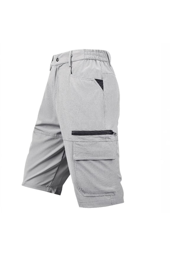 Mens Pants with Six-Pockets Lightweight Office Essential Cargo Pants Loose Fit Belt Loop Pants for Everyday Commute