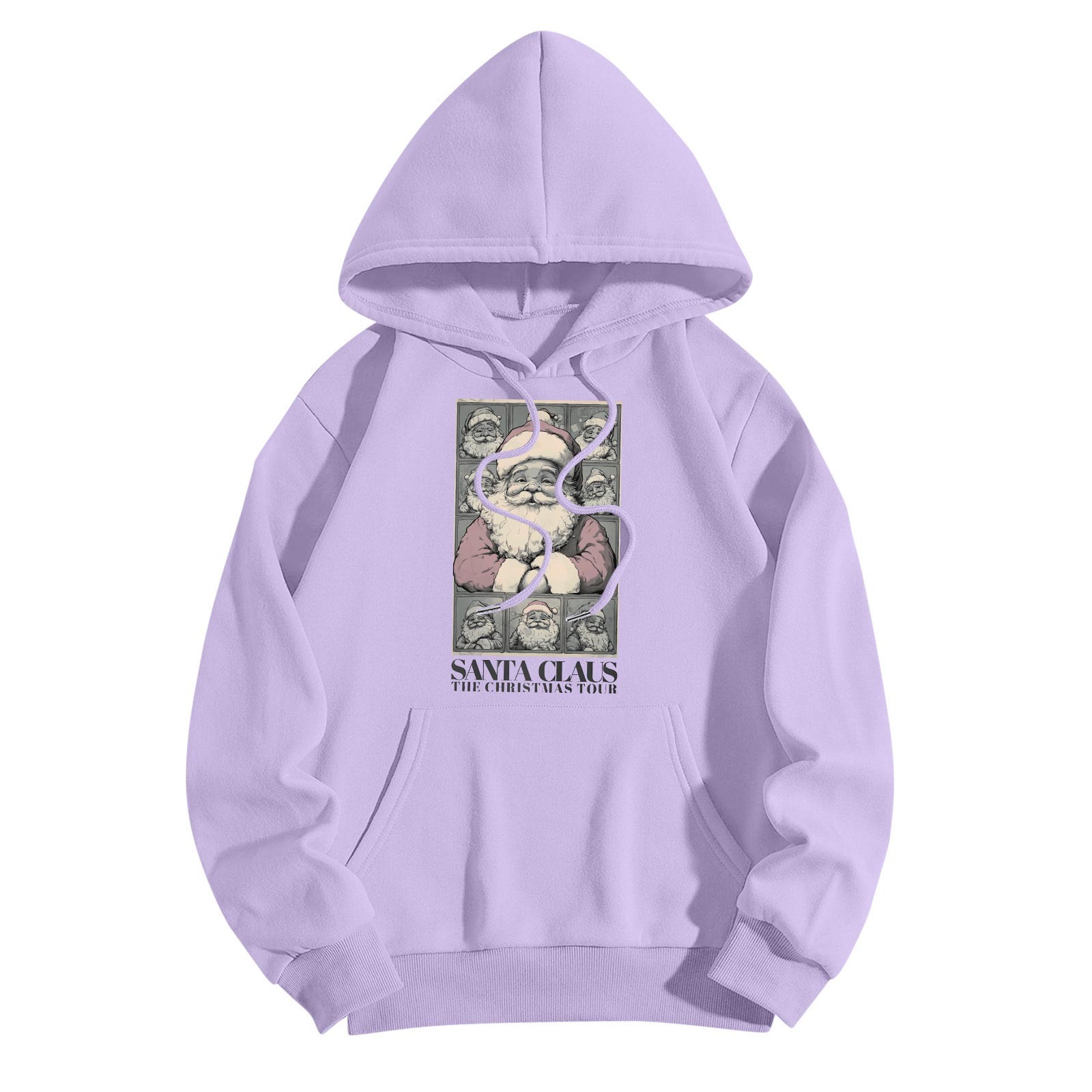 Plus Size Women Autumn Flower Hooded Sweatshirt