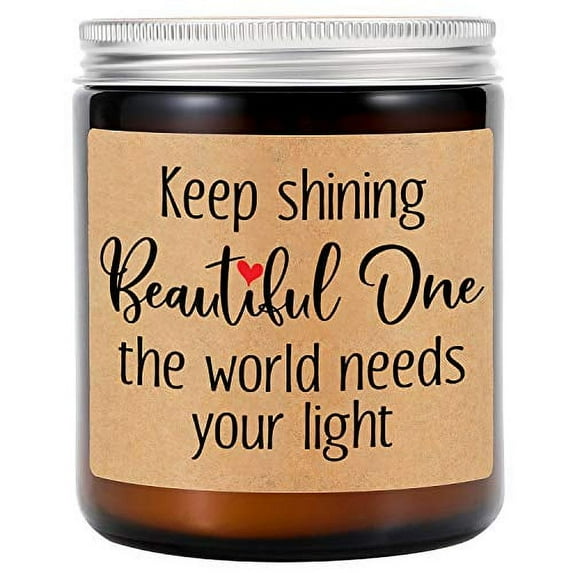 GSPY Scented Candles - Thoughtful Gifts, Encouragement Gifts, Cancer Inspirational Gifts for Women - Cancer Candle, Friendship Gifts - Mothers Day, Birthday Gifts for Best Friends, Daughters