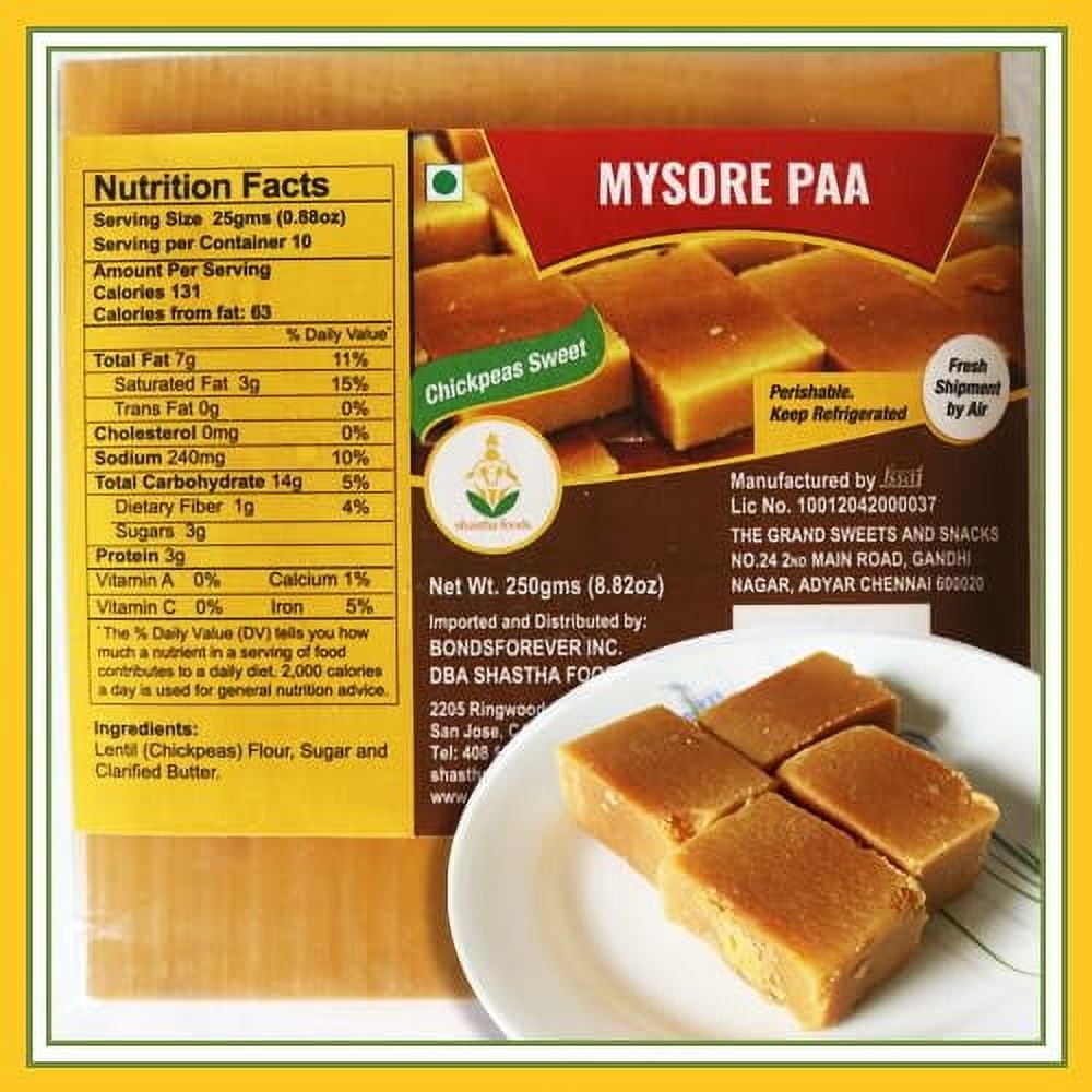GSS Horlicks Mysore Paa - Soft (Pack of 2) Each Pkt 250g