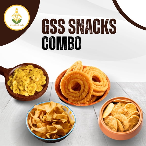 The Grand Sweets and Snacks Summer Special Snack Chips Variety Pack, 1000 g, pack of 4