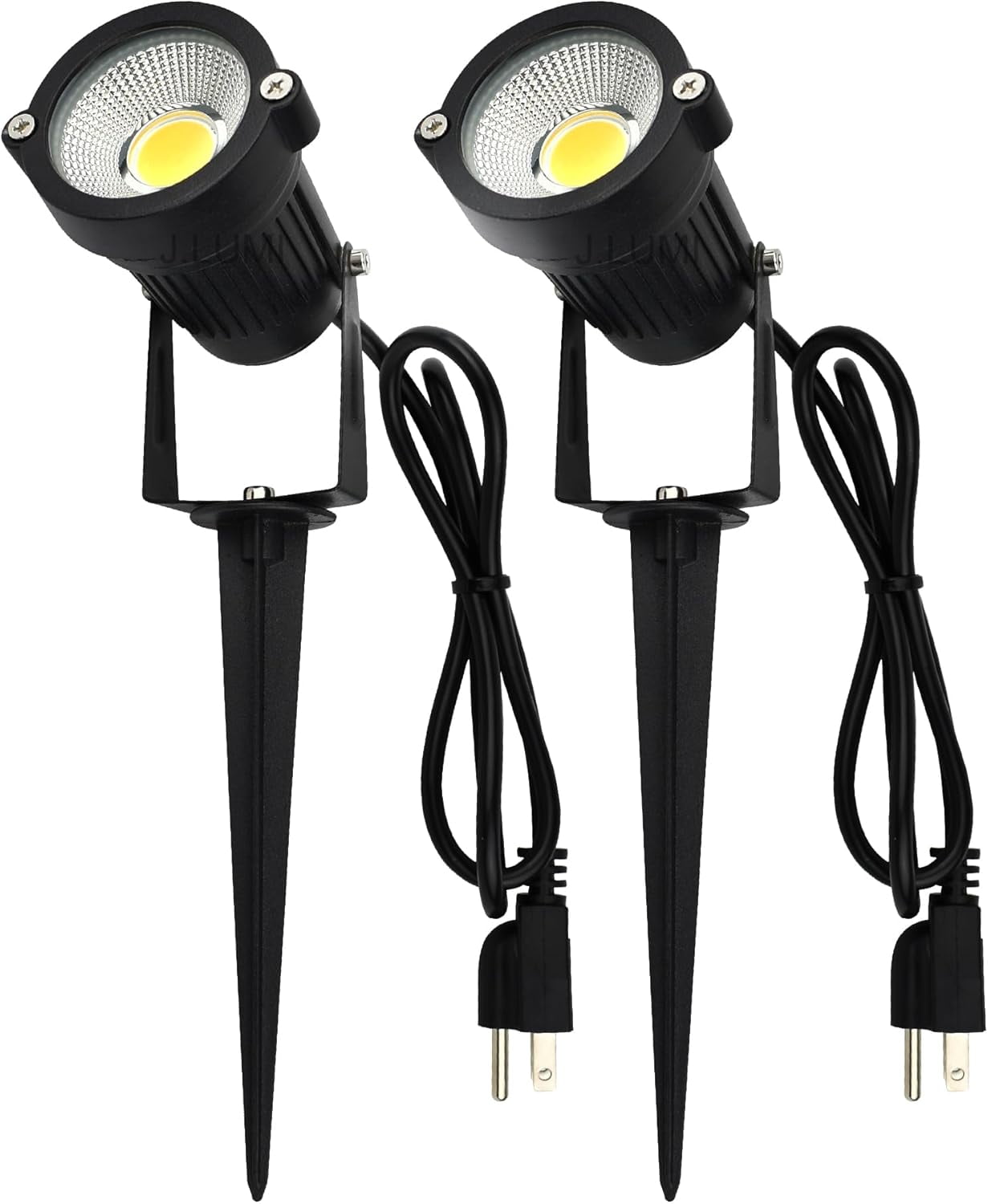 Black LED Waterproof Outdoor Flood Light with Ground Stake