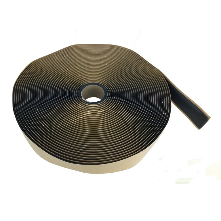 GSSI Sealants Butyl Tape 1/8 x 1 x 50' Black, 50 ft Roll