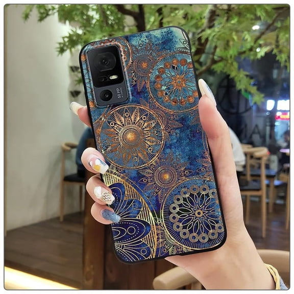 GST-Phone Case For TCL 40XL/40T/T608D/Lively Jitterbug Smart4, Dirt-resistant Cartoon Soft case Durable Fashion Design Cute Cover Shockproof Full wrap Anti-dust TPU Back Cover Silicone