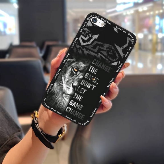 GST-Phone Case For iphone 5/5S/SE/ip5/ip5S/ipSE, Anti-knock Fashion Design Anti-dust TPU Durable Phone Protector Full wrap Soft case Silicone Back Cover Cute Waterproof Shockproof