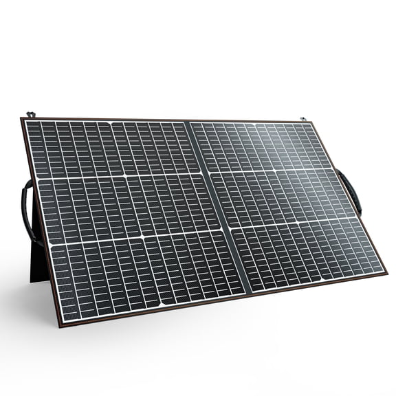 GSUNGUE 100 Watt Foldable Solar Panel Portable for Power Station, High Efficiency 24.5% with USB Outputs, Compatible with Waterproof for Camping RV Van Emergency Backup