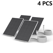 GSUNGUE 3W Solar Panel for Security Camera, IP65 Waterproof Outdoor Charger with 180° Integrated Stand, Continuous Power for All Wireless Cameras, 6.5ft Long Ca