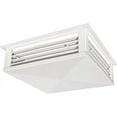GSW 14” White Powder Coated 4Way Adjustable Air Diffuser for