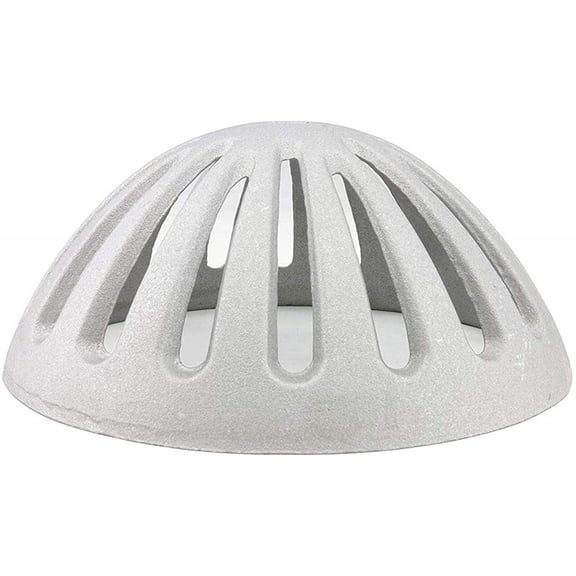 GSW FS-DS Aluminum Dome Strainer for 12" Floor Sink, 5-1/2" Diameter.