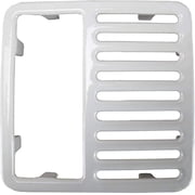 GSW FS-T1/2 Cast Iron Floor Sink Top Grate with Ceramic Surface, 1/2 Size, 9-3/8"W X 9-3/8"L.
