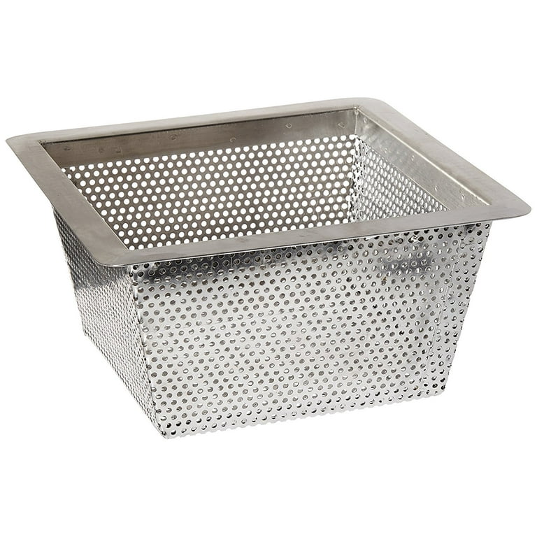 GSW Stainless Steel Floor Sink Basket, 10 x 10 x 5