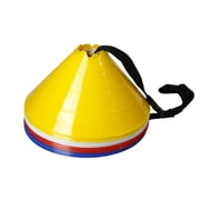 GSi Sports Jumbo Cones for Soccer, PE & Agility Drills with Storage Bag & Carry Strap Carry Strap