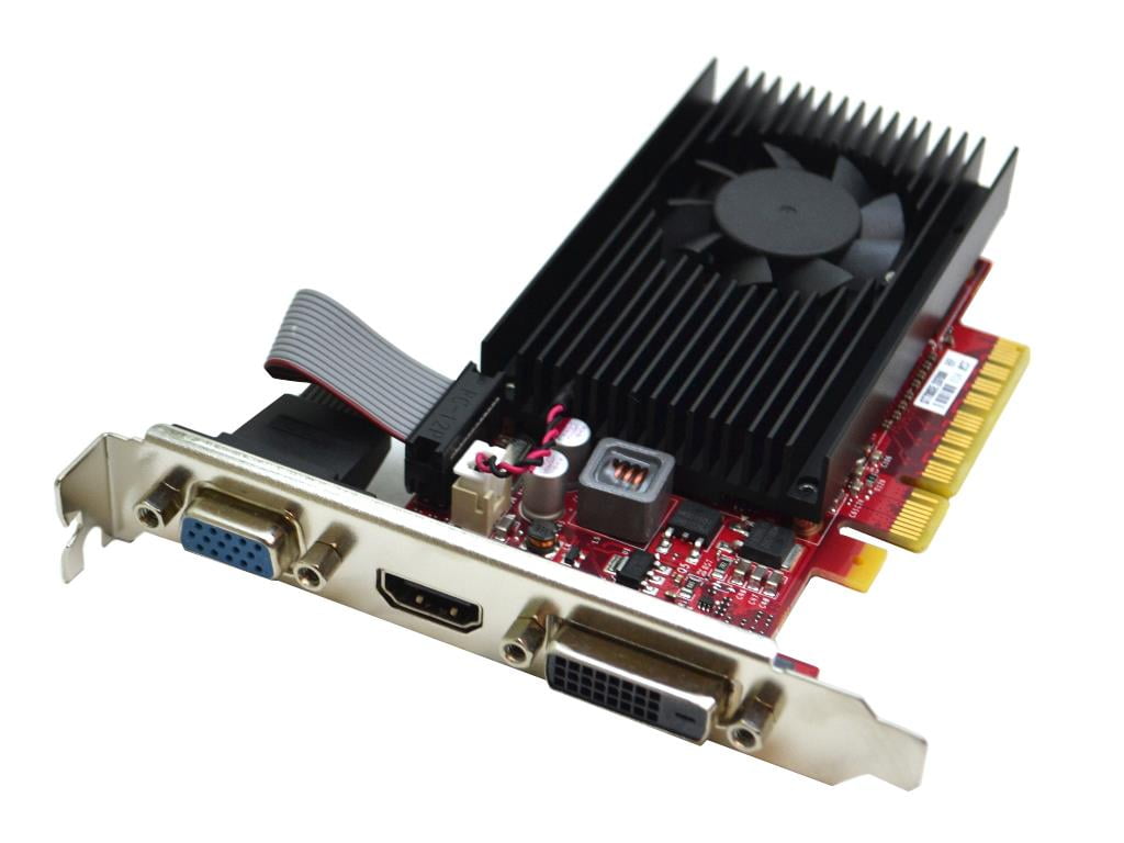 Geforce GT 730 2GB GDDR5 PCI-E x 8 with dual DP (half Bracket, for SFF  Computer only), supports 4K via DP Connection, compatible with both windows  and