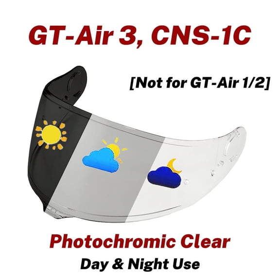 GT-Air 3 Photochromic Visor for SHOEI CNS-1C Helmet Face Shield Accessories Lens