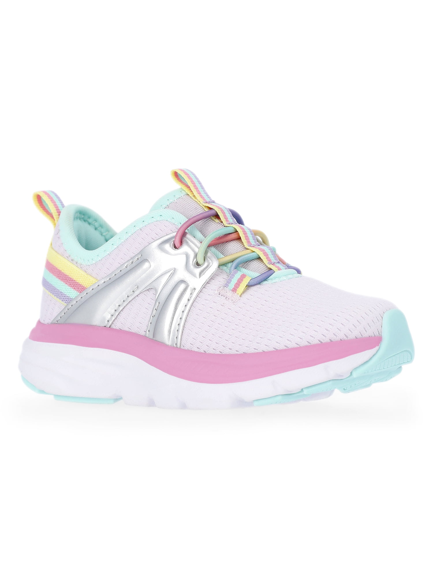 Athletic Works Girls Cage Knit Slip On Sneakers
