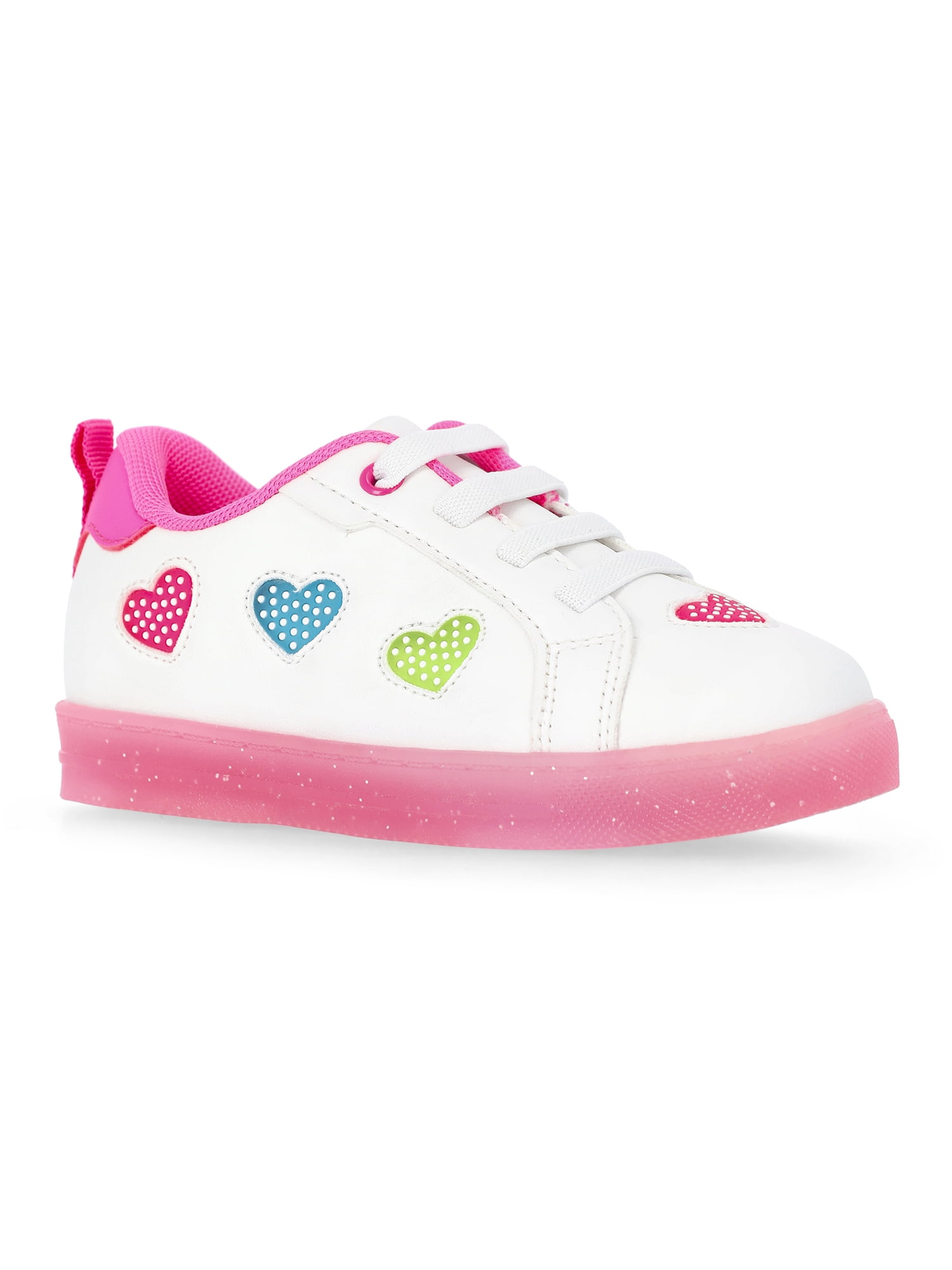 Athletic Works Toddler Girls Court Light Up Sneakers