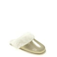 thumbnail image 1 of Holiday Time Mommy & Me Metallic Scuff Slippers, 1 of 5