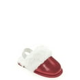 thumbnail image 1 of Holiday Time Mommy & Me Metallic Scuff Slippers, 1 of 5