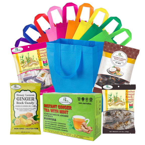 GT Instant Ginger Tea with Mint Care Package, 10.58 Ounce Box (20 Tea Pouches)