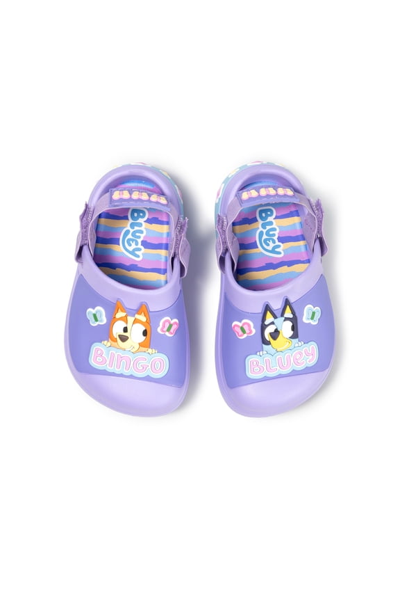 and Bingo Toddler and Little Kids Adjustable Strap Clogs