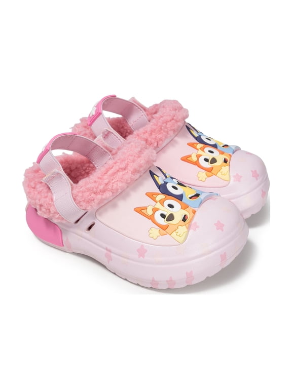 Bluey Toddler Faux Fur Lined Clogs