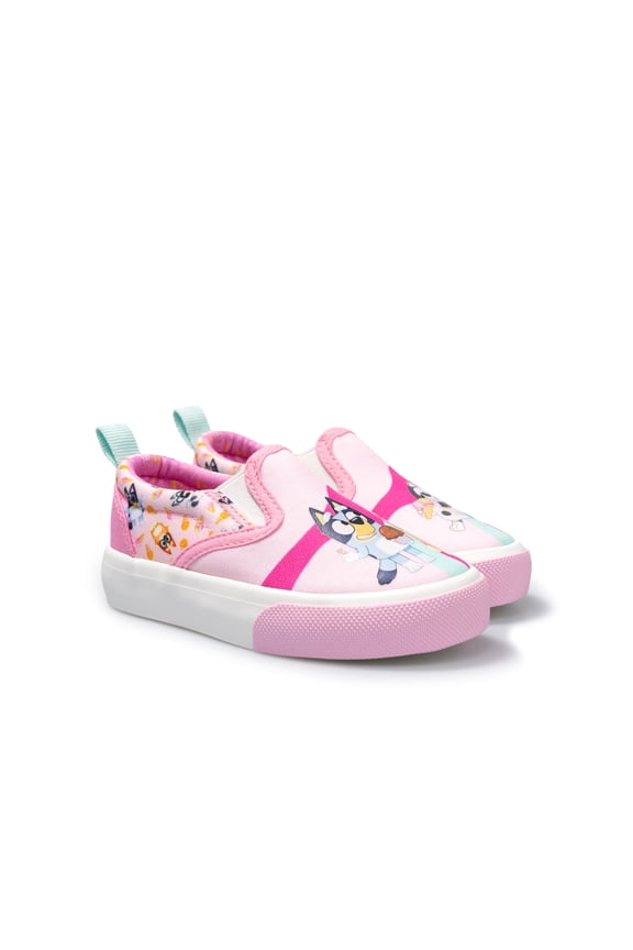 Bluey Toddler Girls Slip On Sneaker