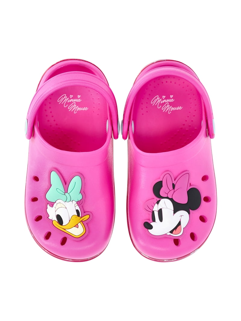 Disney Toddler Girls Minnie Mouse and Daisy Duck Clog Sandals