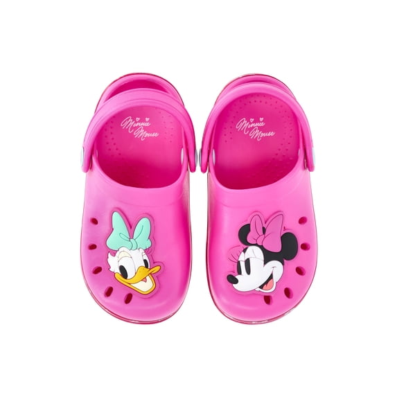 Disney Toddler Girls Minnie Mouse and Daisy Duck Clog Sandals