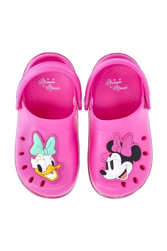 Disney Toddler Girls Minnie Mouse and Daisy Duck Clog Sandals