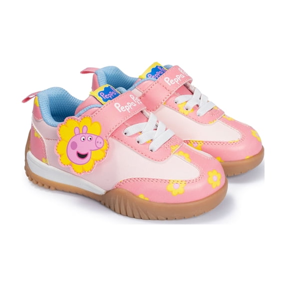 Peppa Pig Toddler Girls Strap Up Sneaker