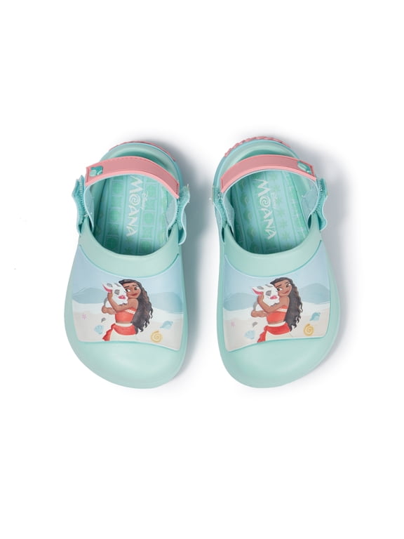 Moana Toddler and Little Kid Adjustable Strap Clogs
