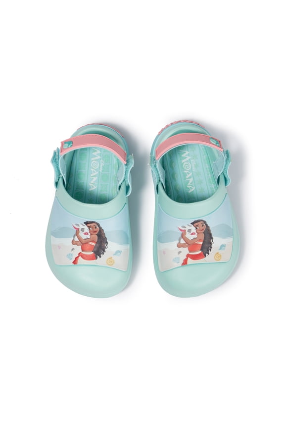 Moana Toddler and Little Kid Adjustable Strap Clogs