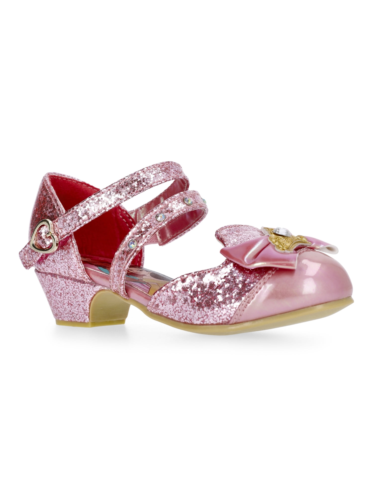 Disney Princess Toddler Girls Low Heel Dress Up Shoes