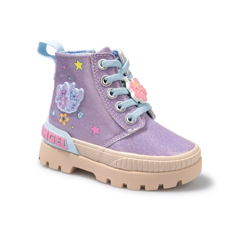 Disney Stitch Toddler Girls Combat Boots