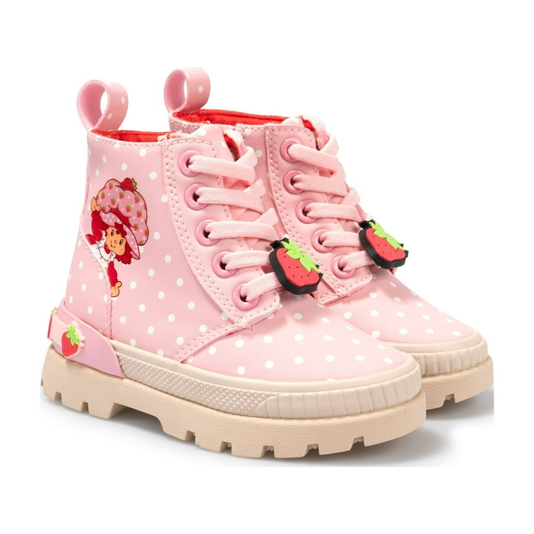Strawberry Shortcake Toddler Girls Combat Boots