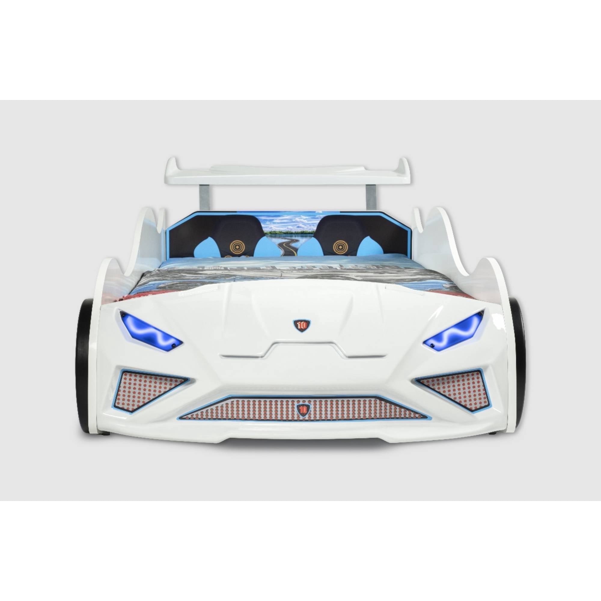 GT NITRO-E Kids Car Bed, Bedroom Furniture, Car Themed Bed for Boys Room