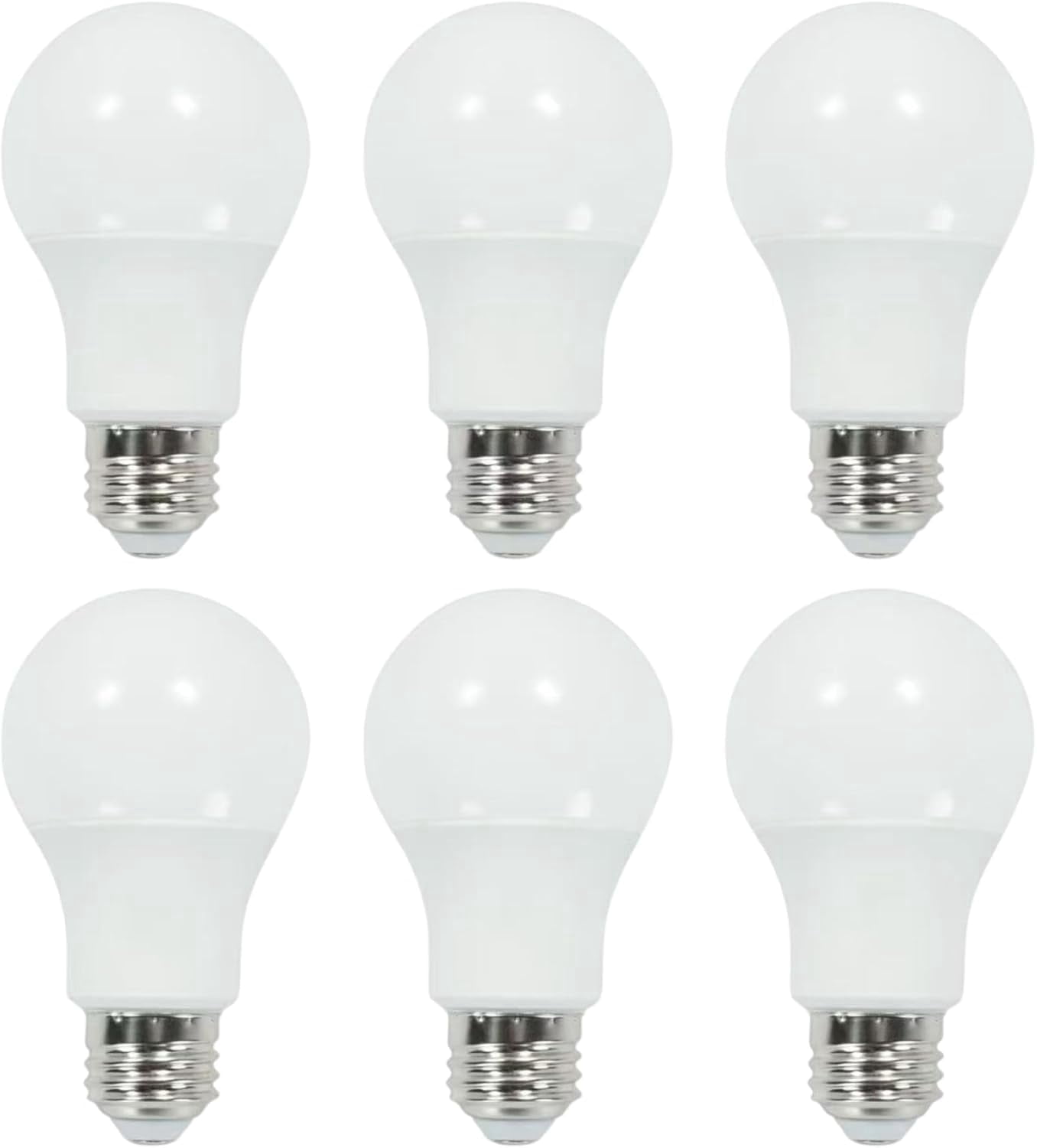 GT-Lite 1500 Lumen LED A19 3-Way Bulb 30-70-100W Equivalent Bright White, 6PKS