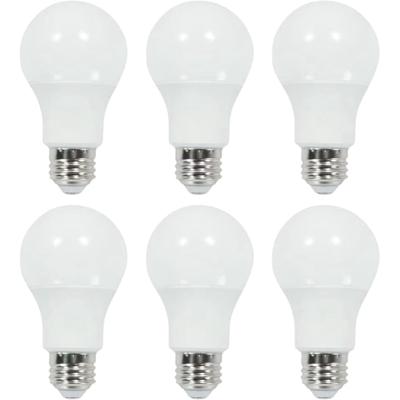 GT-Lite 1500 Lumen LED A19 3-Way Bulb 30-70-100W Equivalent Bright White, 6PKS