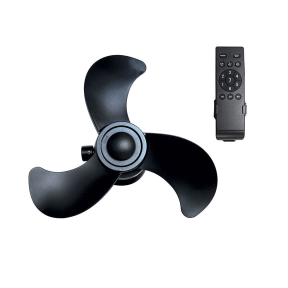 GT-Lite 16-inch Ceiling Fan with Remote, Black