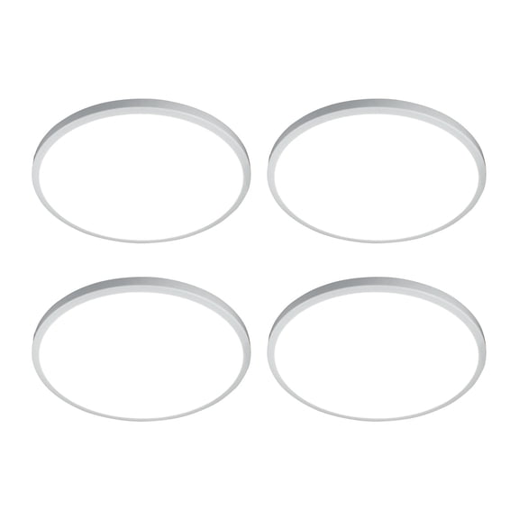 GT-Lite 19-inch Round 2400 Lumen LED Backlit Flat Panel Light 5CCT White, 4-Pack
