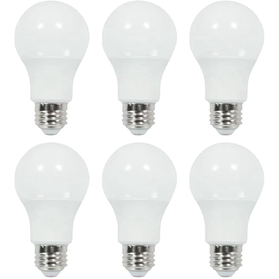 GT-Lite 2300 Lumen LED A19 3-Way Bulb 50-100-150W Equivalent Bright White, 6PKS
