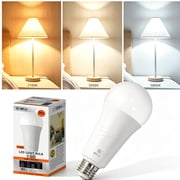 3400 Lumen LED A21 3-Way Bulb, 50/200/250-Watt Equivalent E26 Soft White