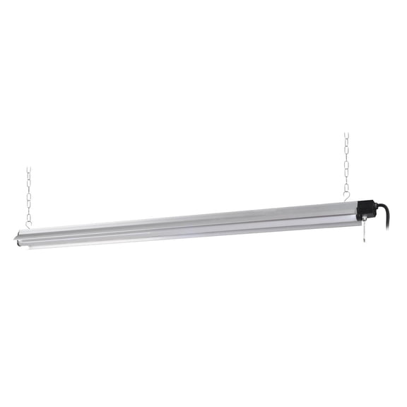 GT-Lite LED Shop Light, 4ft, 55W, 5000 Lumens, 5000K Daylight, Linkable, Pull Chain, for Garage, Basement, Workshop
