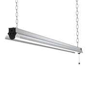GT-Lite LED Shop Light, 4ft, 55W, 5000 Lumens, 5000K Daylight, Linkable, Pull Chain, for Garage, Basement, Workshop