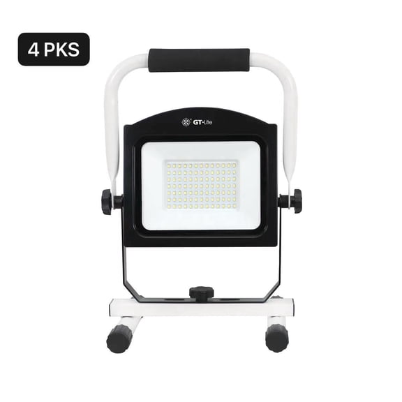 GT-Lite 5000 Lumen LED Portable Work Light, 4 PKS
