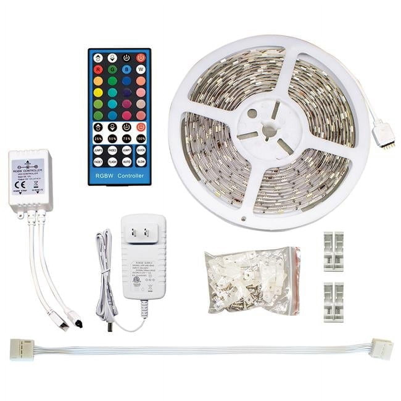 GT-Lite 800 Lumen LED 16ft White and Color Tape Light Cut and Connect