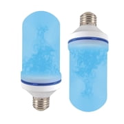 GT-Lite LED Blue Flame Bulb, 4.5 watts, Flickering Flame with Gravity Sensor, E26, 2-Pack