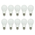 thumbnail image 1 of GT-Lite LED A19 Light Bulbs, 800 Lumens, 9W (60W Equivalent), E26 Base, 5000K Daylight, Non-Dimmable, 10-Pack, 1 of 9
