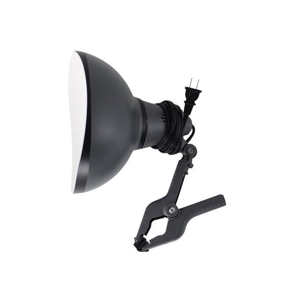 GT-Lite Plastic Clamp Lamp No Bulb Included, For Bulbs Up to 75 Watts, 6ft Cord