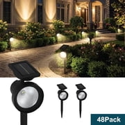 GT-Lite Solar-Powered 20 Lumen LED Spot Light, 2 per Box, 24 Boxes 48Pack